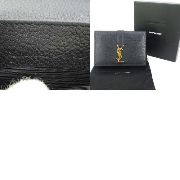 Saint Laurent Wallet Black Leather - Picture 5 of 5